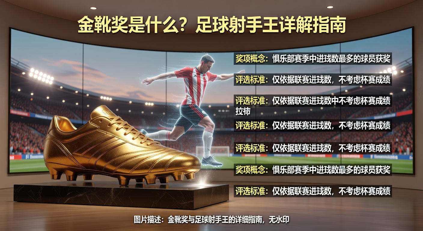 金靴奖是什么？足球射手王详解指南