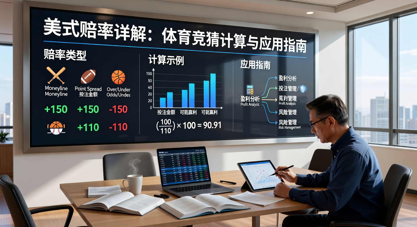 美式赔率 American Odds 详解：体育竞猜必备知识